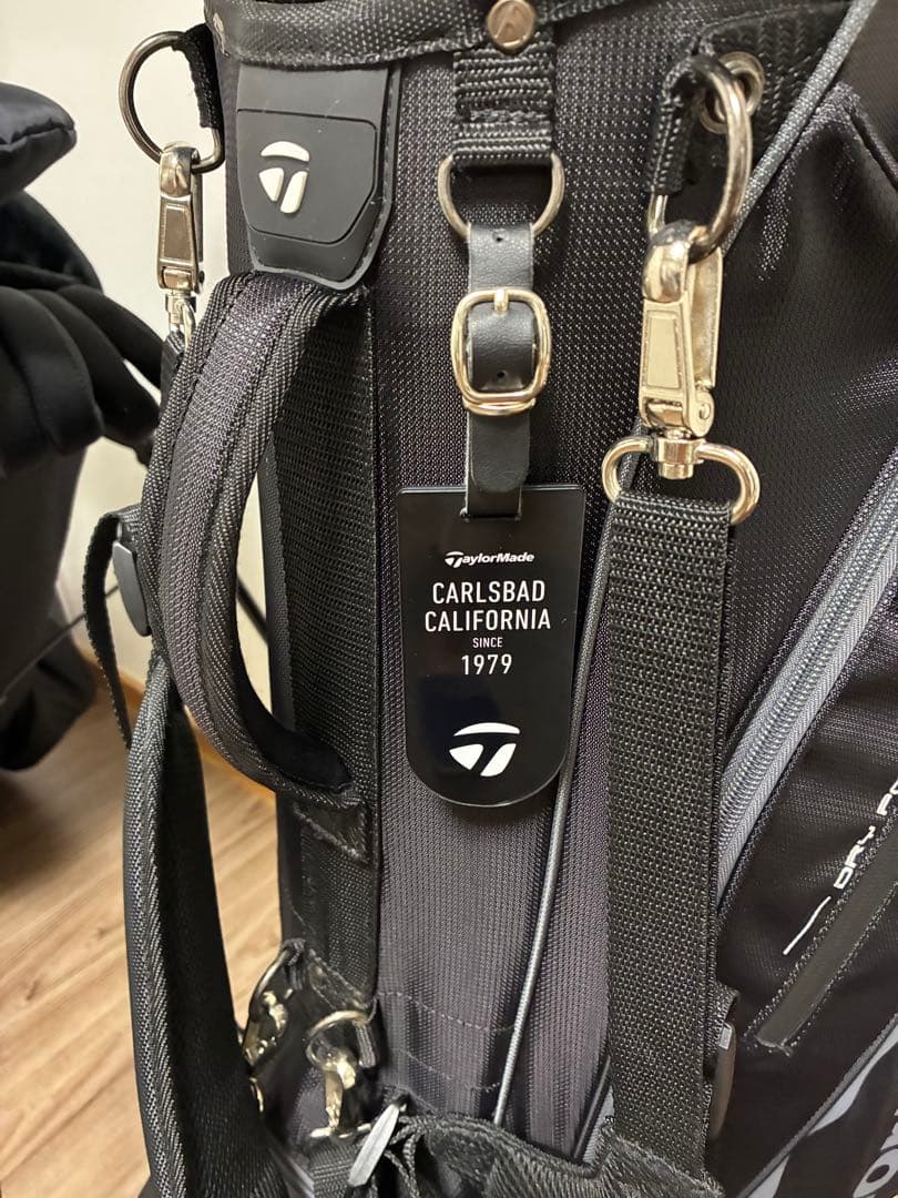 テーラーメイド9.5型アスリートプロモデルスタンド（BK）ゴルフキャディバック