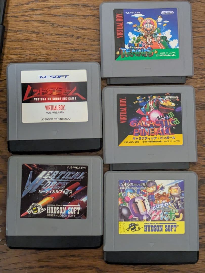 【ソフト動作確認】バーチャルボーイ+ソフトセット