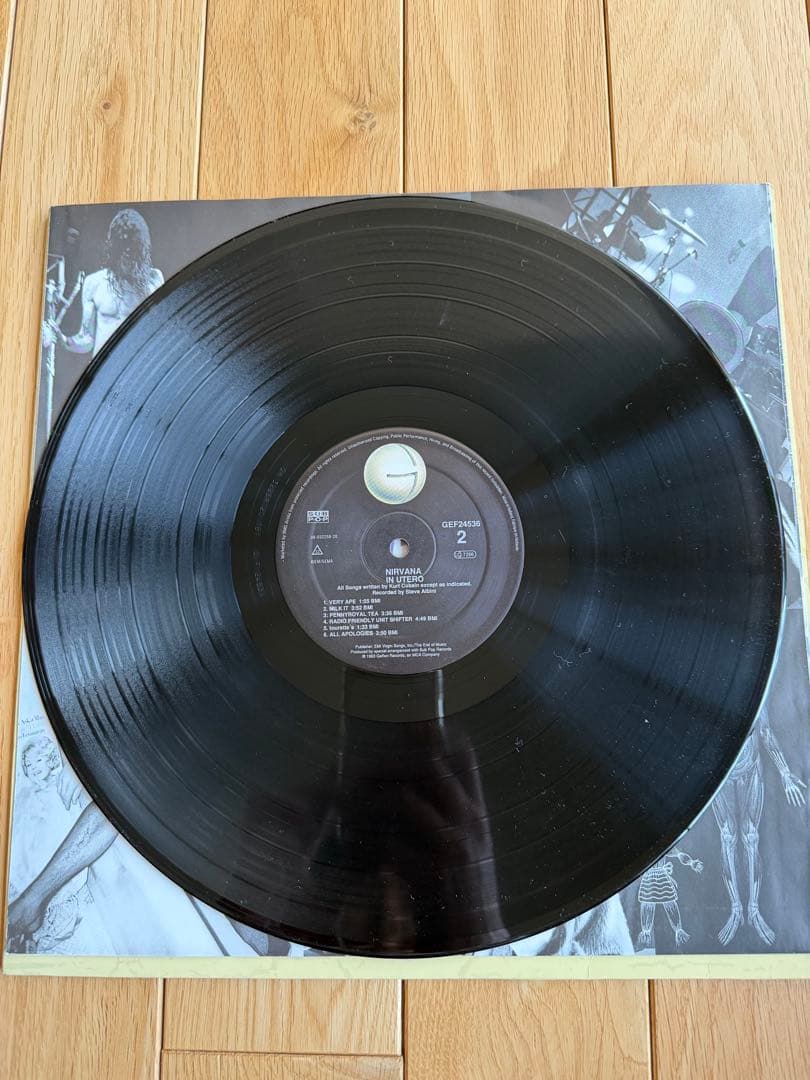 LP レコード　NIRVANA / IN UTERO ニルヴァーナ