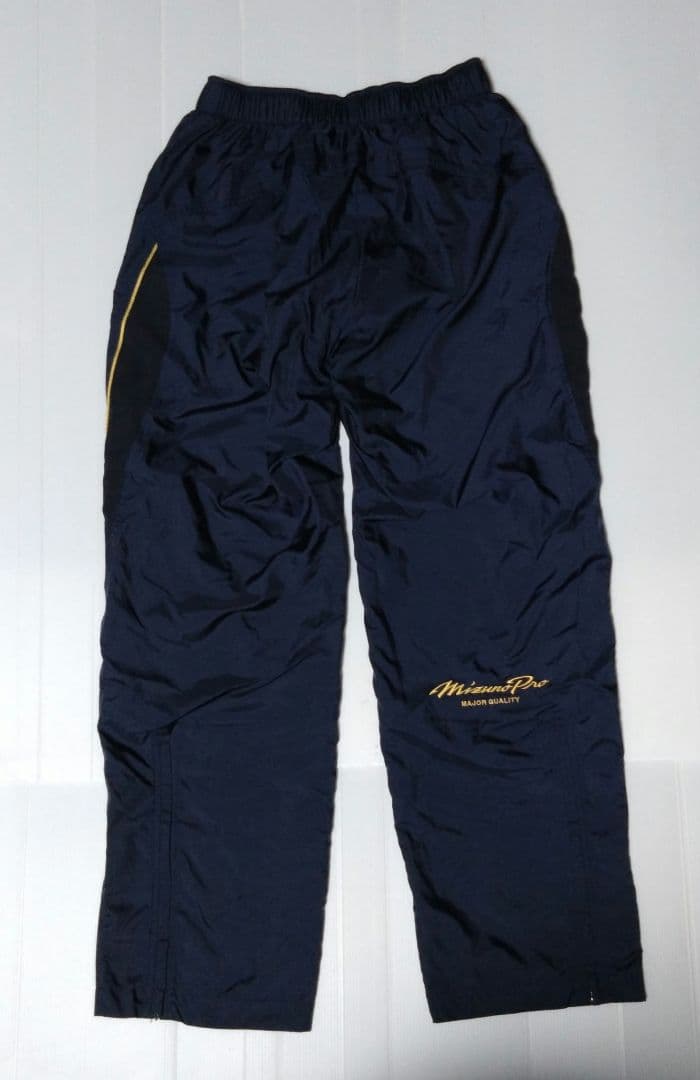 Mizuno pro／ウィンドブレーカー M ネイビー／ゴールド上下セット
