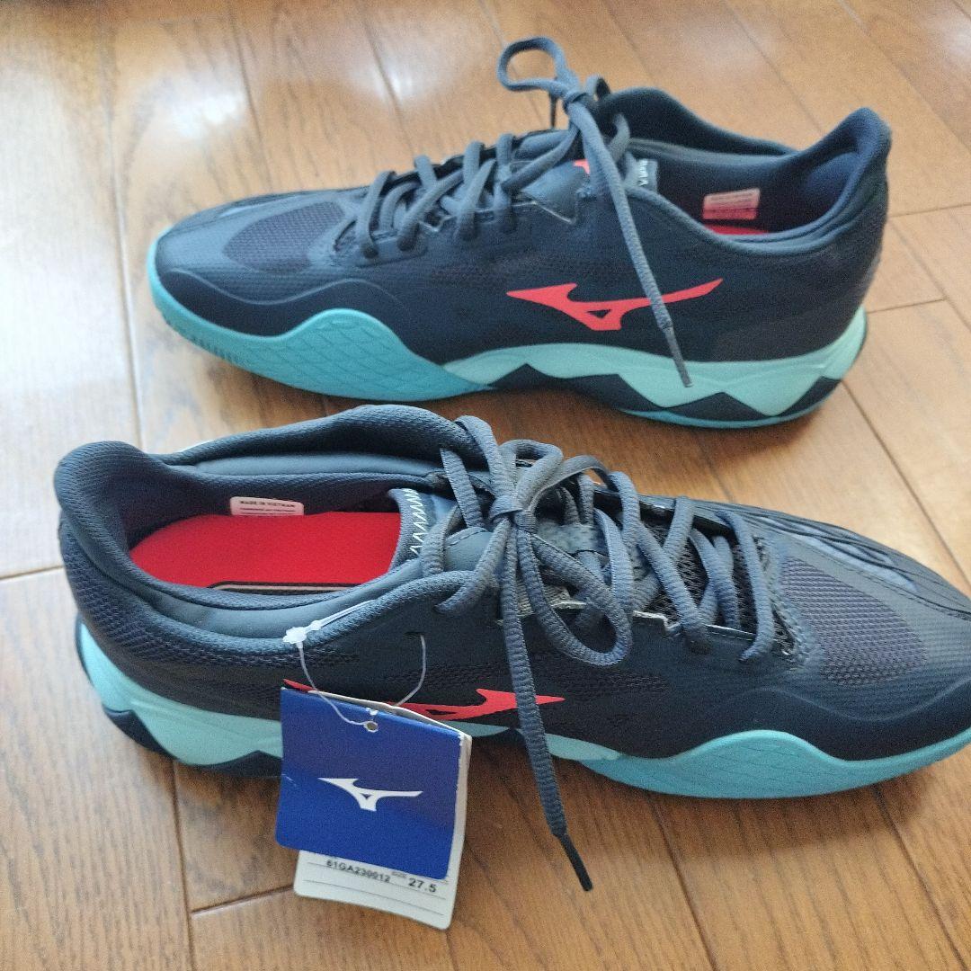 Mizuno Wave Rider ダークグレー テニスシューズ