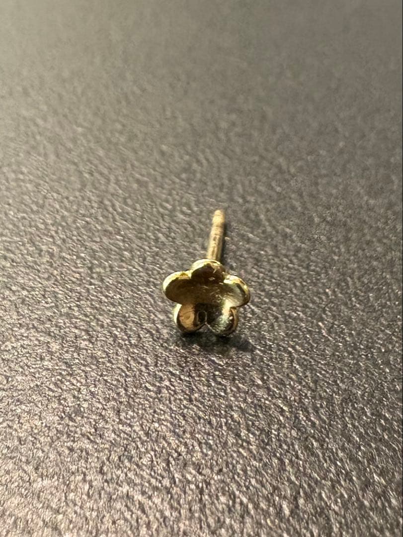 【片耳・K18】TAKE-UP フラワーセカンドピアス