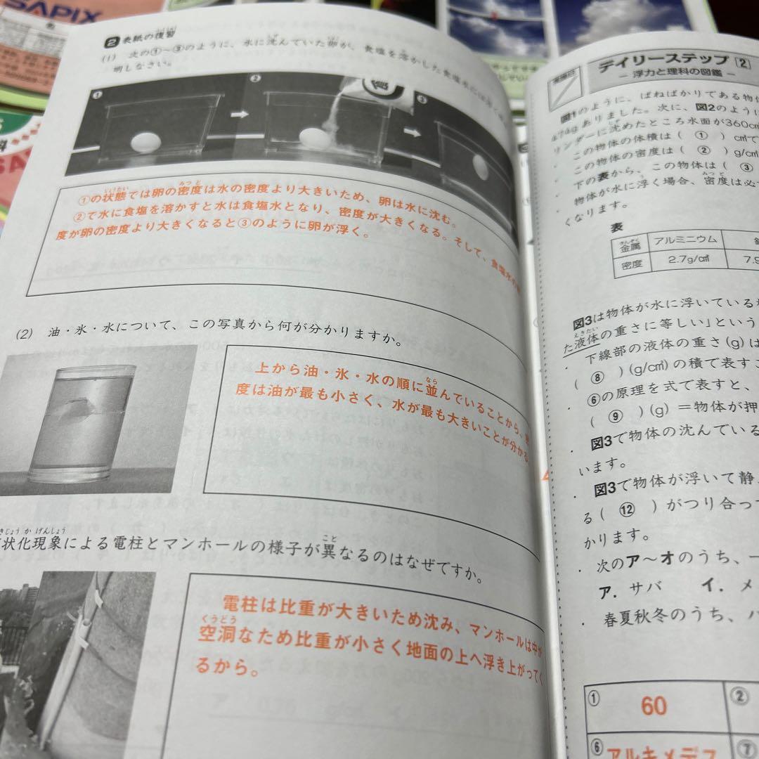 ㉔か　サピックス　SAPIX 5年　理科　ディリーサピックス　通常レッスン