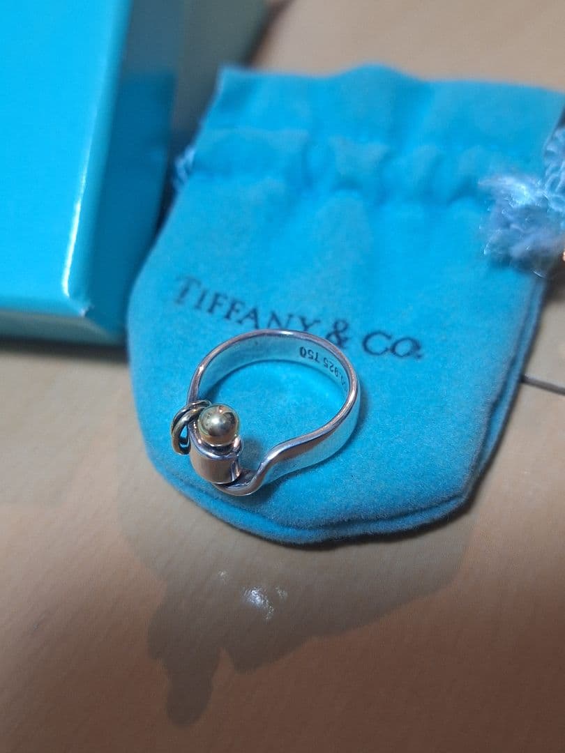 ティファニー フック&アイ リング 4号
