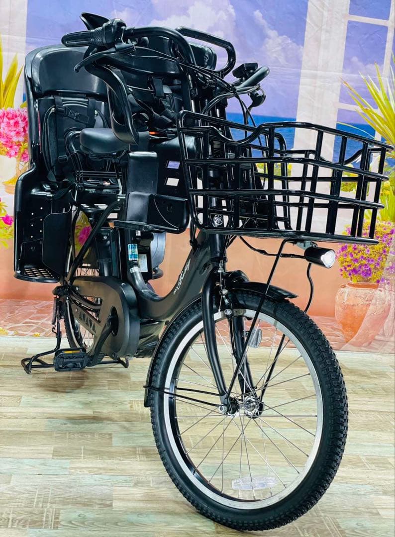 ハイクラス2019年モデル！パスバビー⭐️ヤマハ子供乗せ電動自転車Y2651