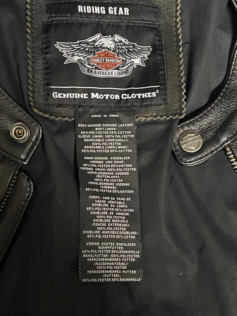 あ*み様 Harley-Davidson ライダースジャケット 本革