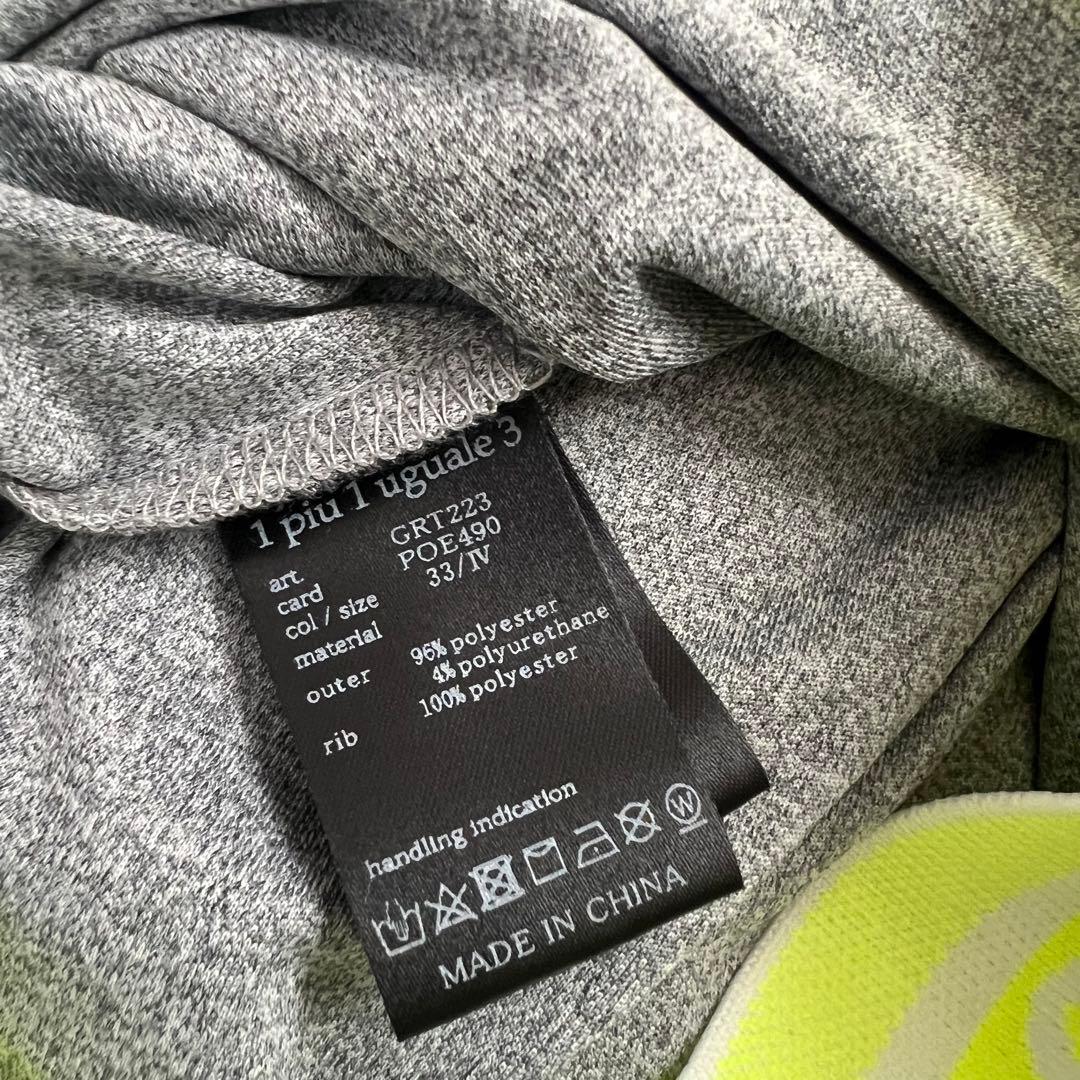 1piu1uguale3 GOLF 襟付き　半袖シャツ　ロゴ　メンズ　ゴルフ