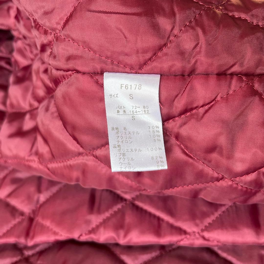 FRED PERRY ショートジャケット ウール混 ボリュームスリーブ