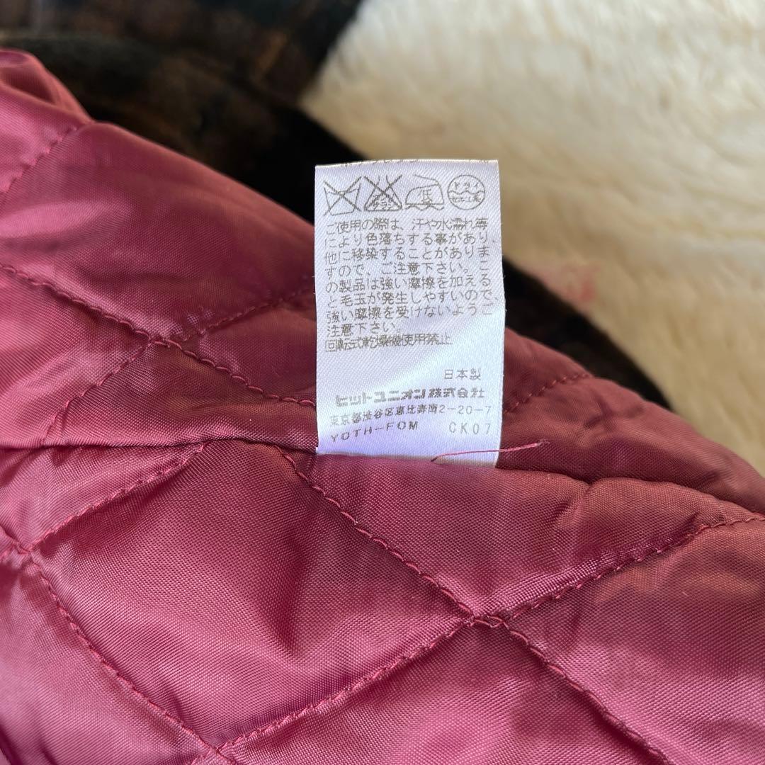 FRED PERRY ショートジャケット ウール混 ボリュームスリーブ