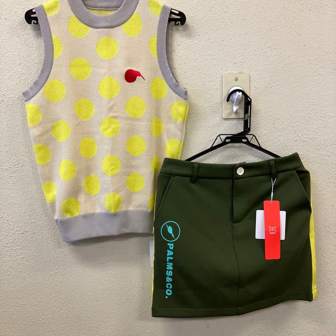 値下げ　新品　PALM&co スカート　ベスト