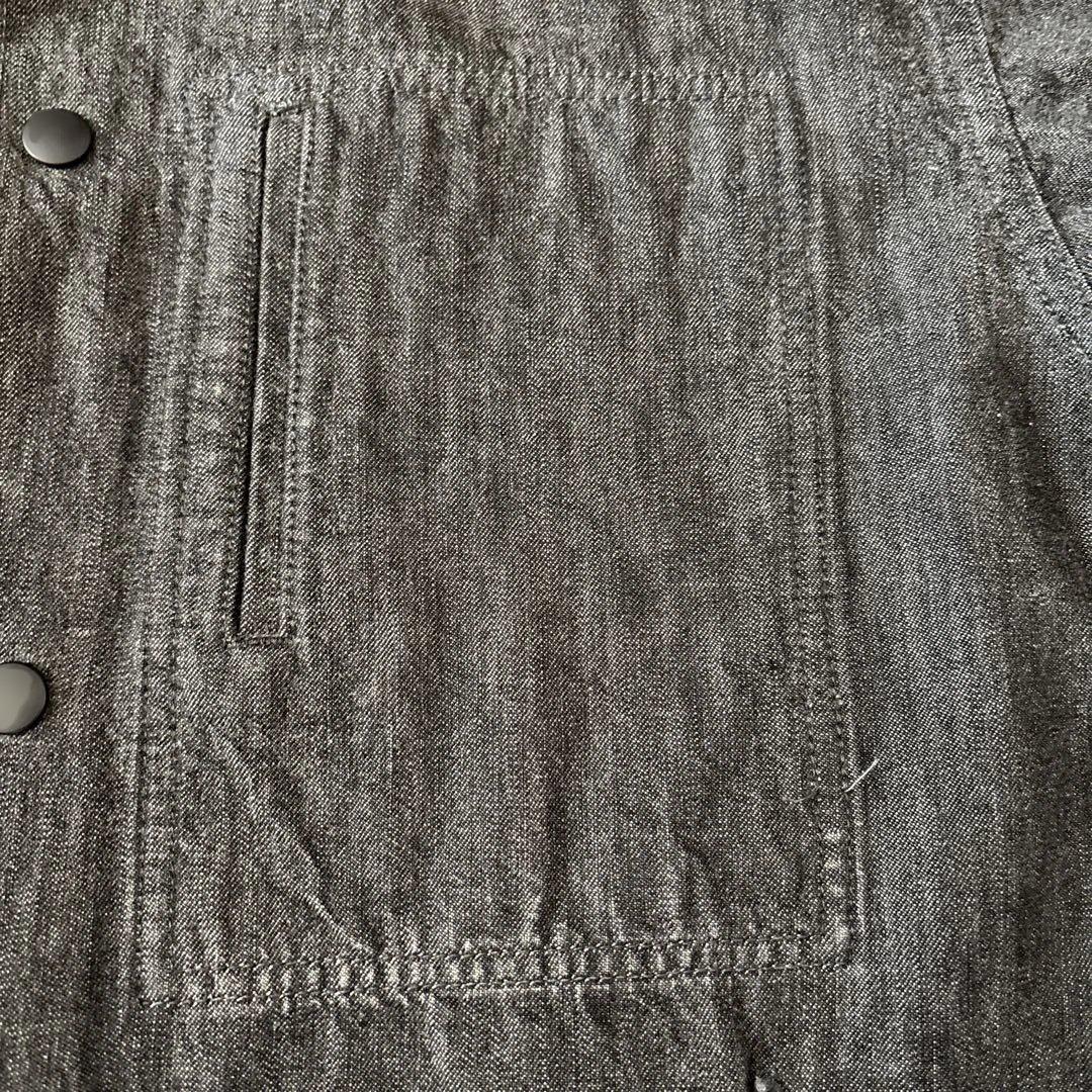 フルカウント　デニム コーチジャケット黒 サイズ38