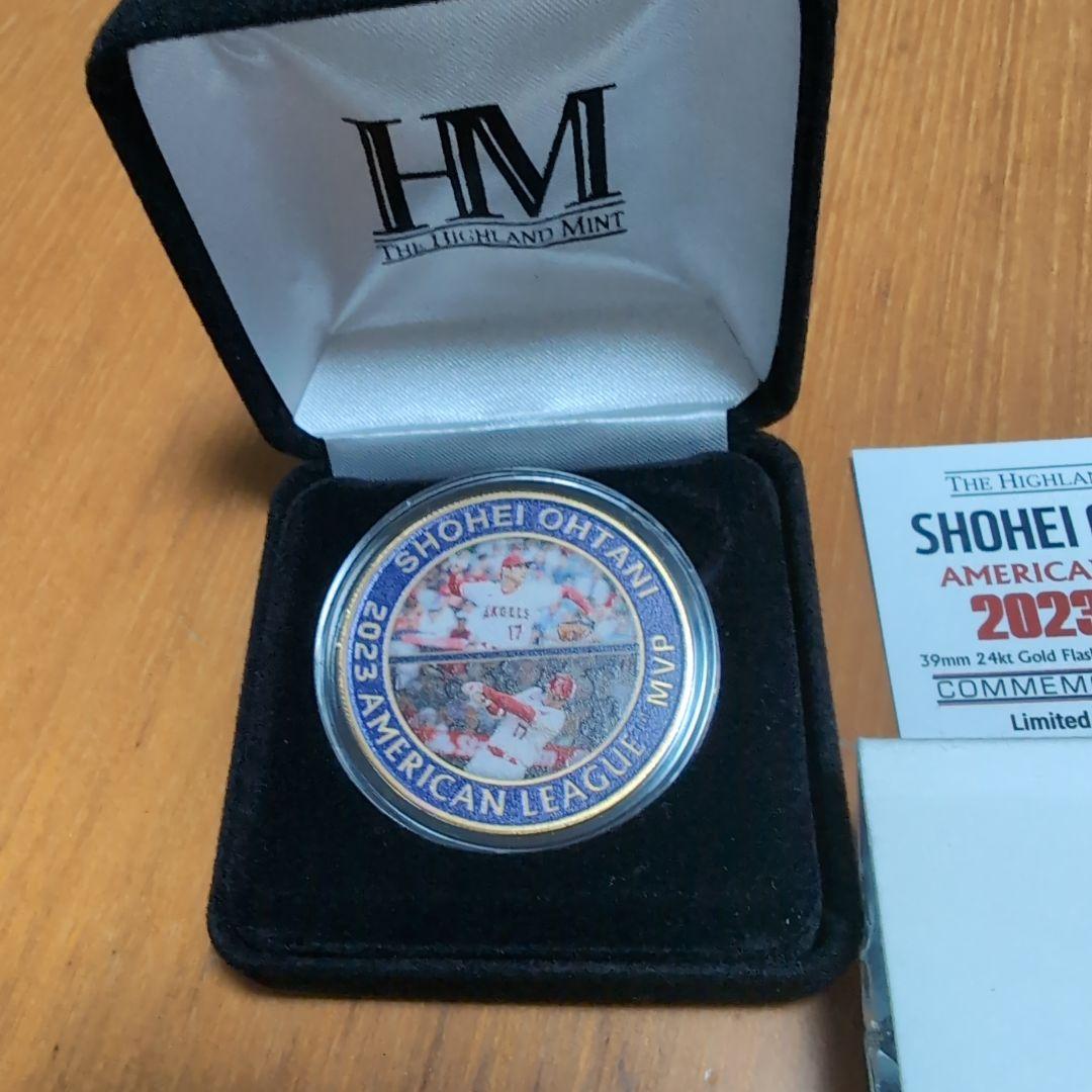 大谷翔平2023年MVP記念ゴールドメダル