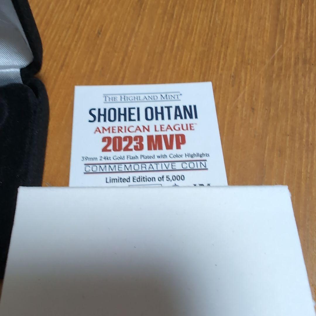 大谷翔平2023年MVP記念ゴールドメダル