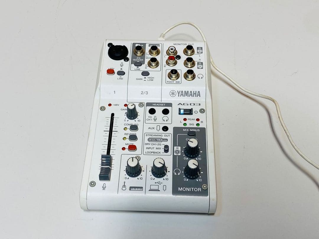 YAMAHA AG03MK2 アナログミキサー 動作確認済み