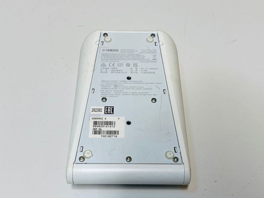 YAMAHA AG03MK2 アナログミキサー 動作確認済み