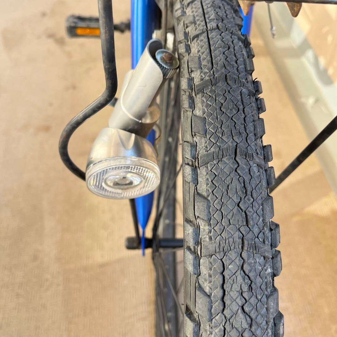 直接取引 熊本市　自転車 ドライドS3 青26 6段変速