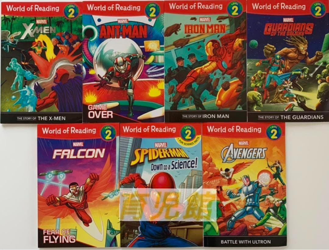 World of Reading Marvel マーベル絵本31冊マイヤペン対応