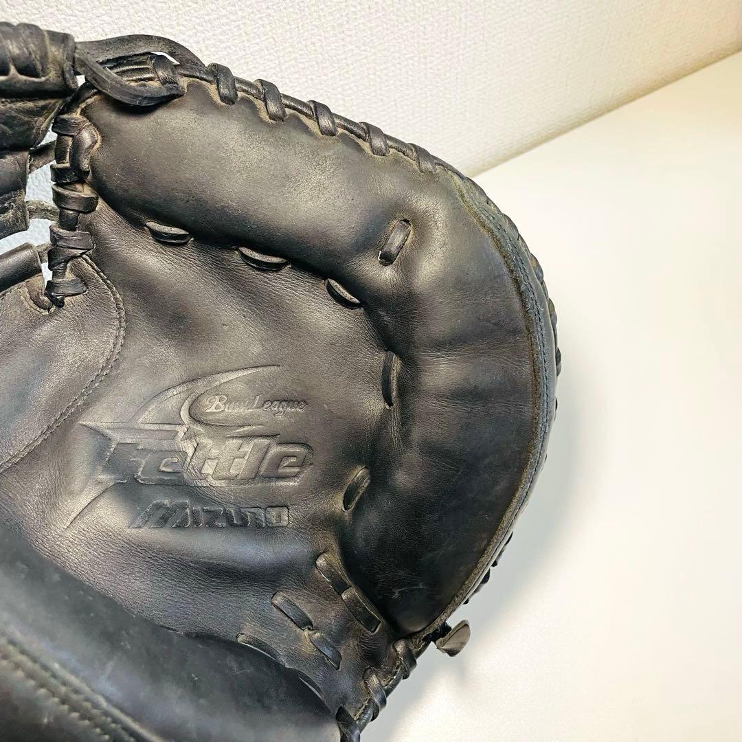 ミズノ　キャッチャーミット　ブラック　軟式　FETTLE