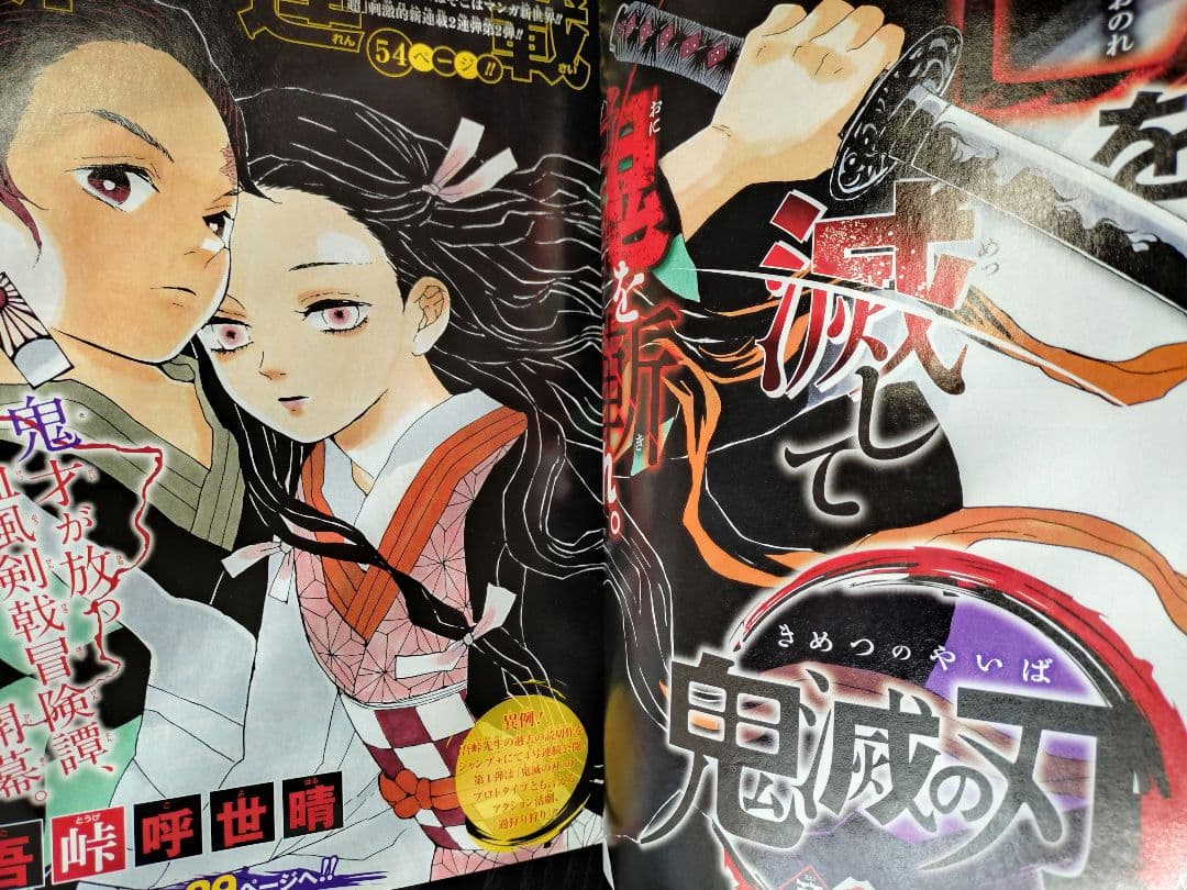 【週刊少年ジャンプ2016年11号】新連載　鬼滅の刃　b