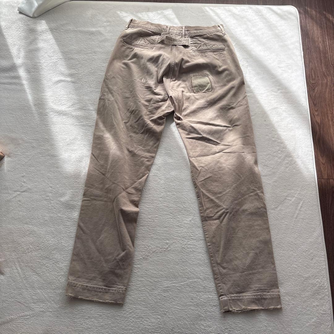 KAPITAL パッチワーク ワークパンツ ベージュ！！