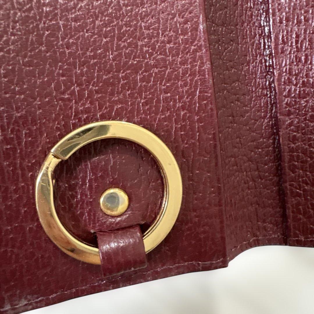 ヴィヴィアン キーケース 希少色 ワインレッド