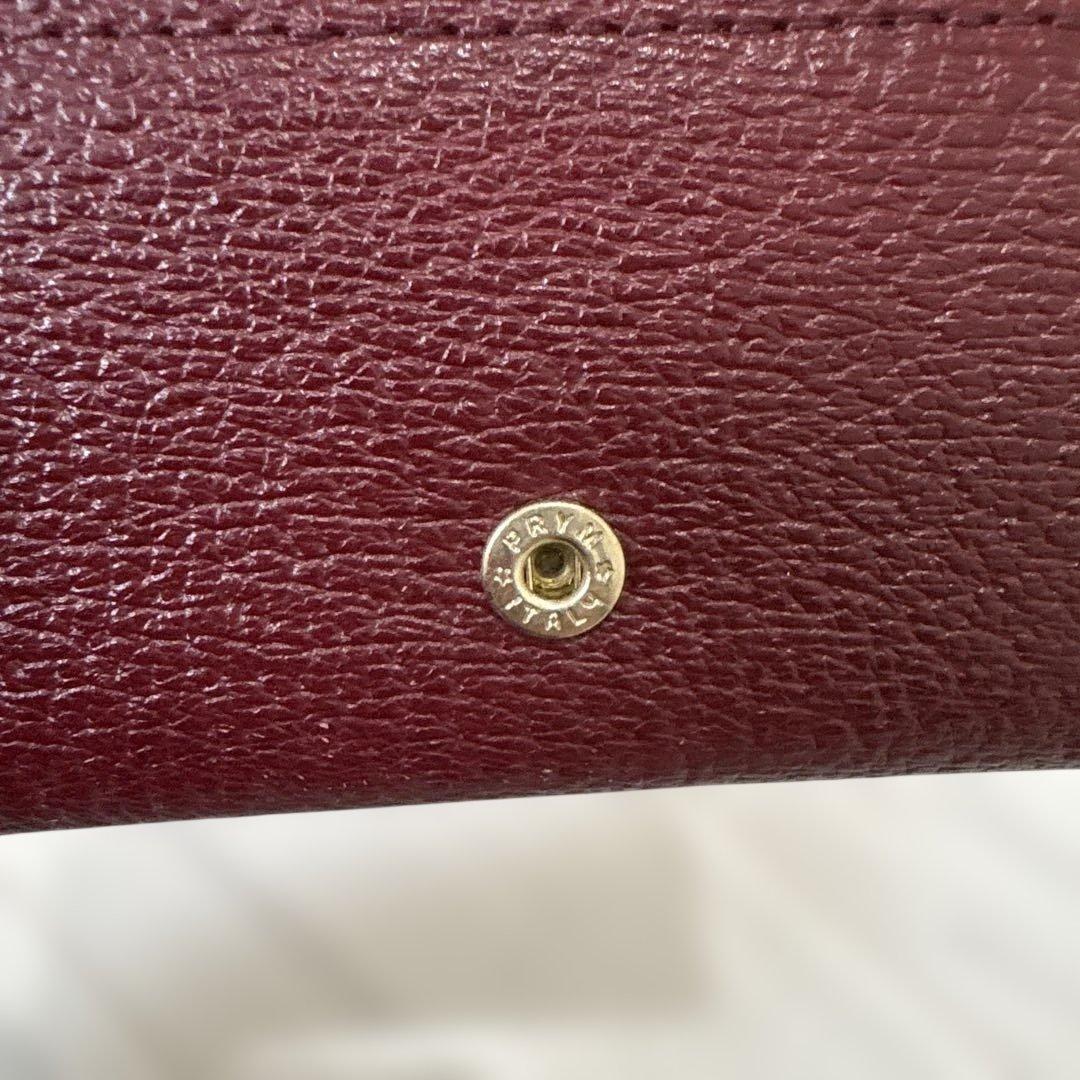 ヴィヴィアン キーケース 希少色 ワインレッド