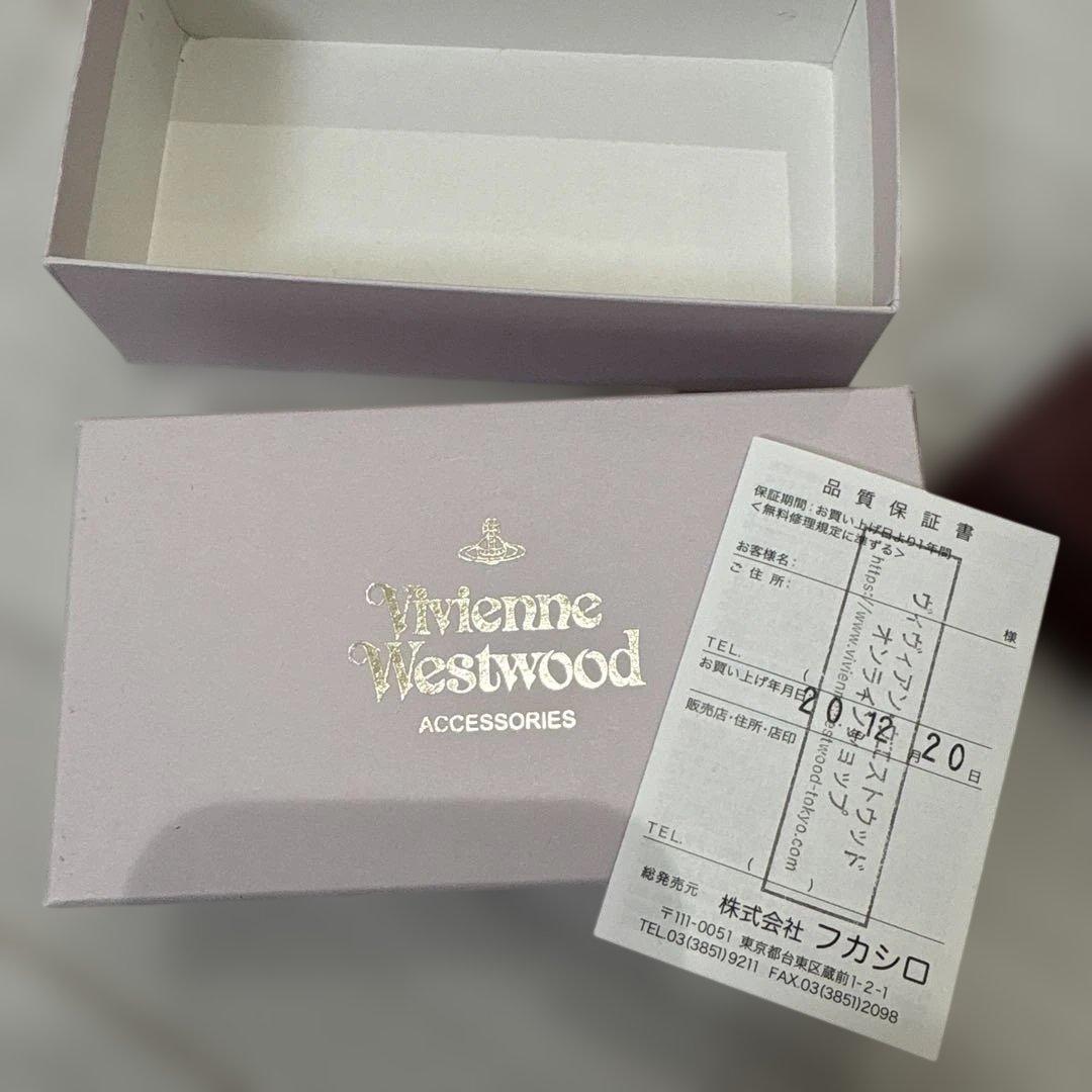 ヴィヴィアン キーケース 希少色 ワインレッド