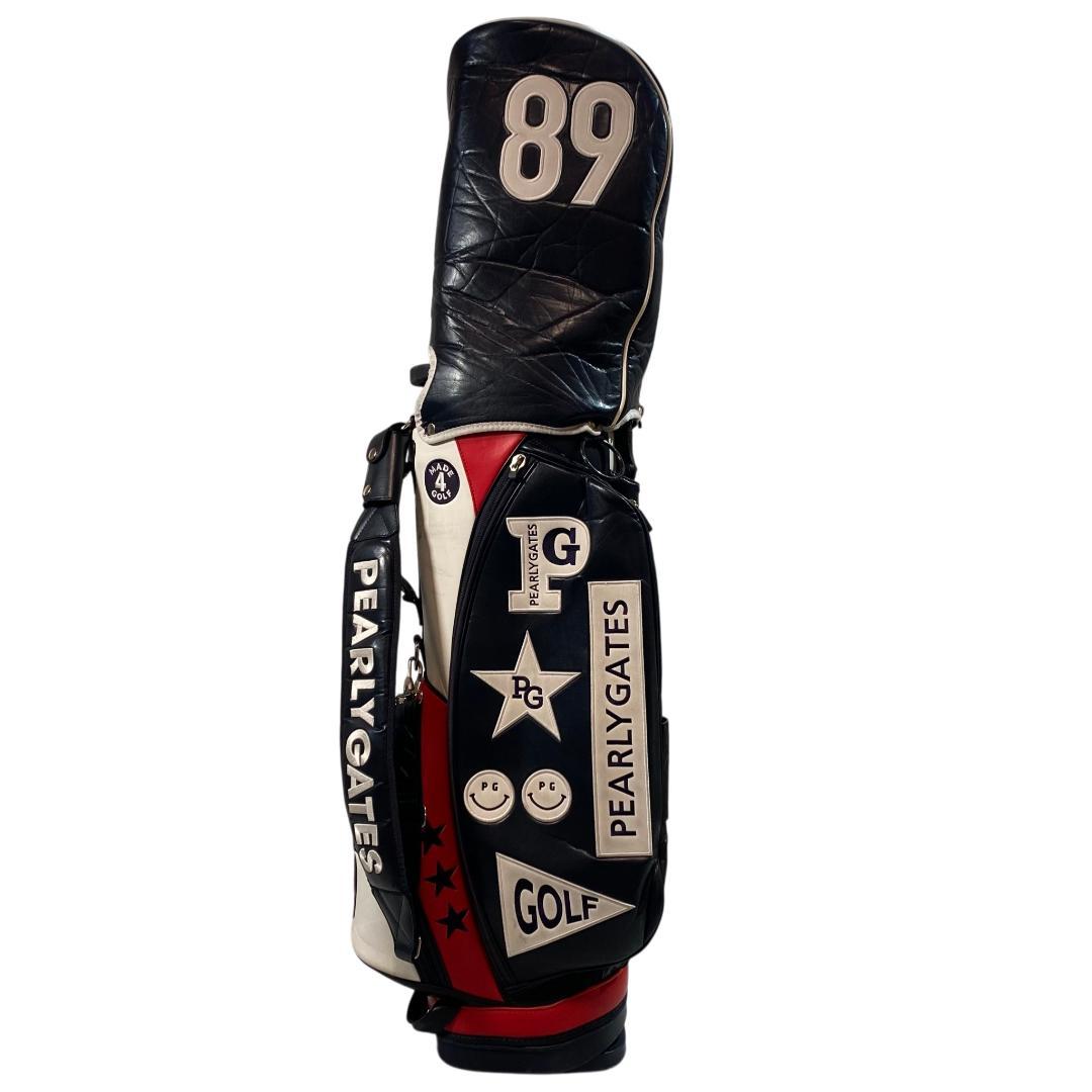 PEARLY GATES パーリーゲイツ スタンド付き キャディバッグ ネイビー