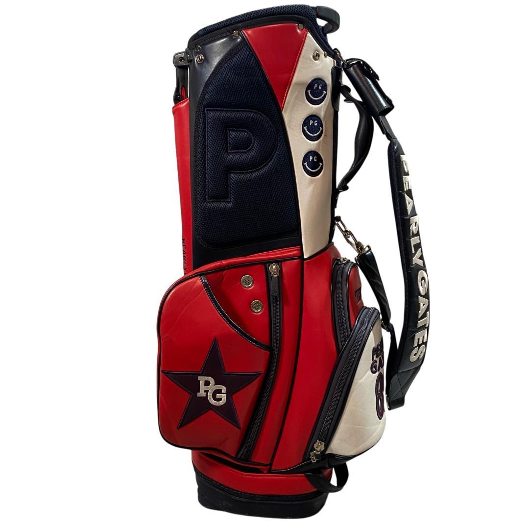 PEARLY GATES パーリーゲイツ スタンド付き キャディバッグ ネイビー