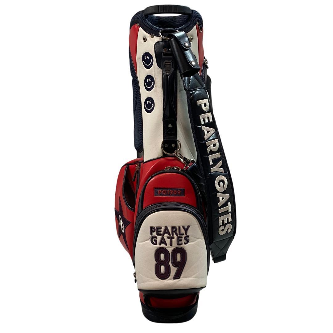 PEARLY GATES パーリーゲイツ スタンド付き キャディバッグ ネイビー
