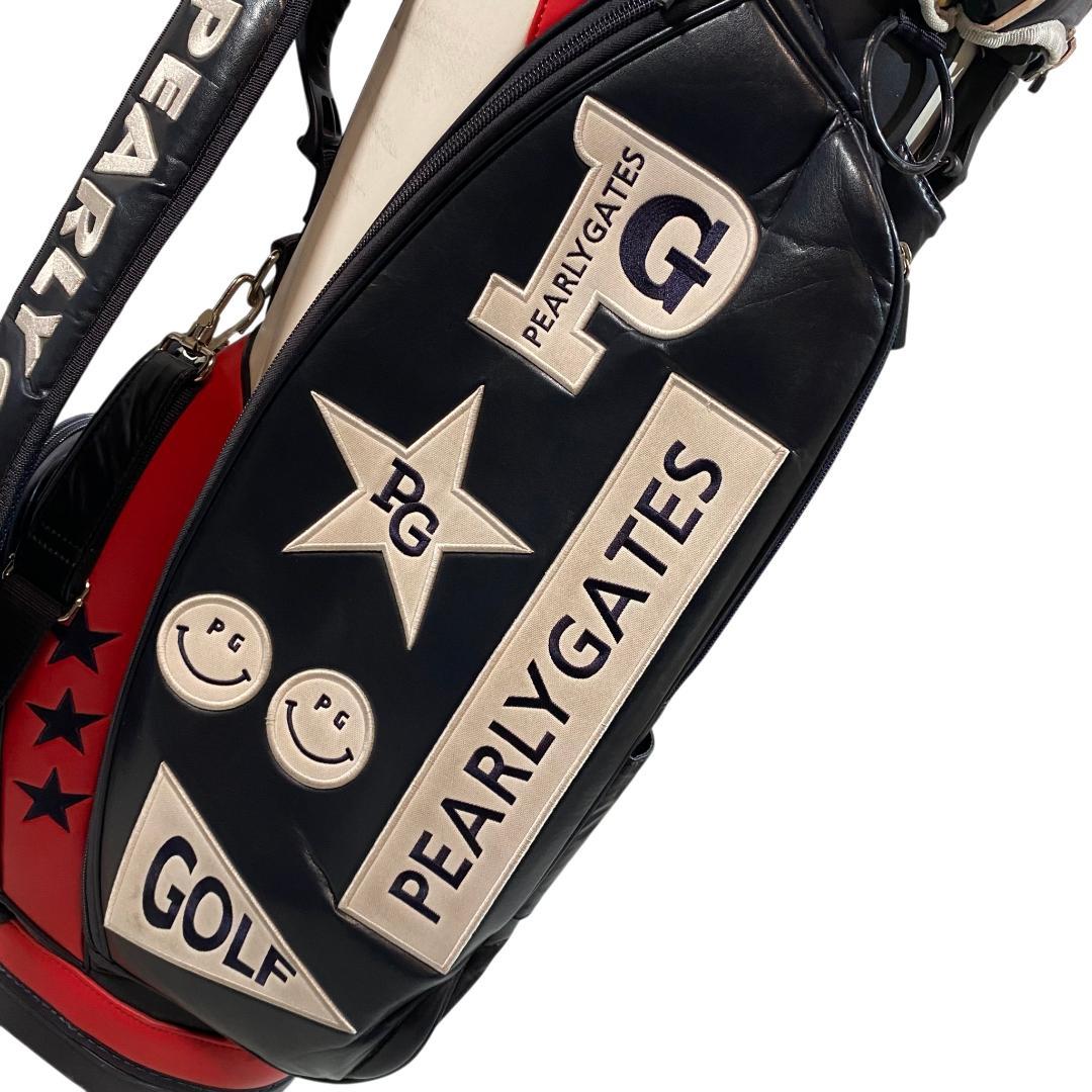 PEARLY GATES パーリーゲイツ スタンド付き キャディバッグ ネイビー