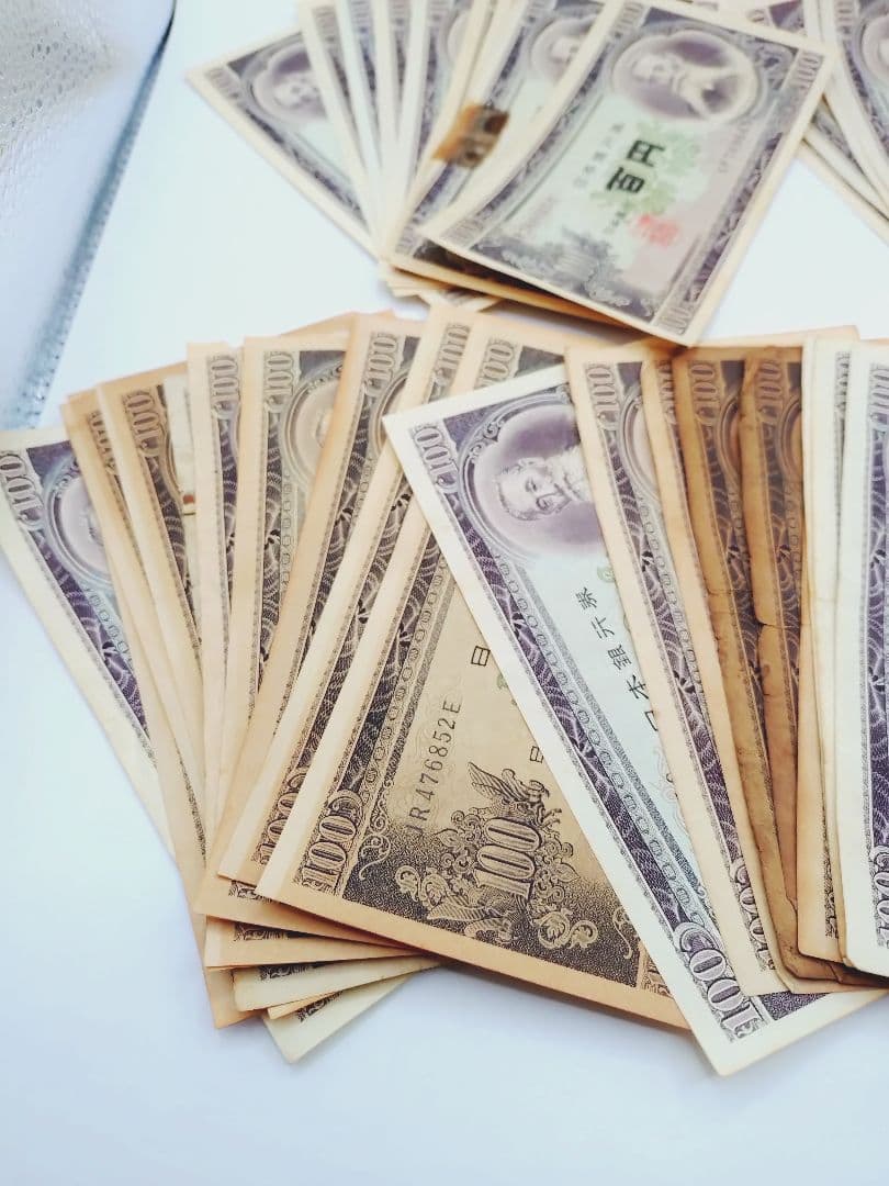 4-594 板垣退助100円札　50枚　まとめ