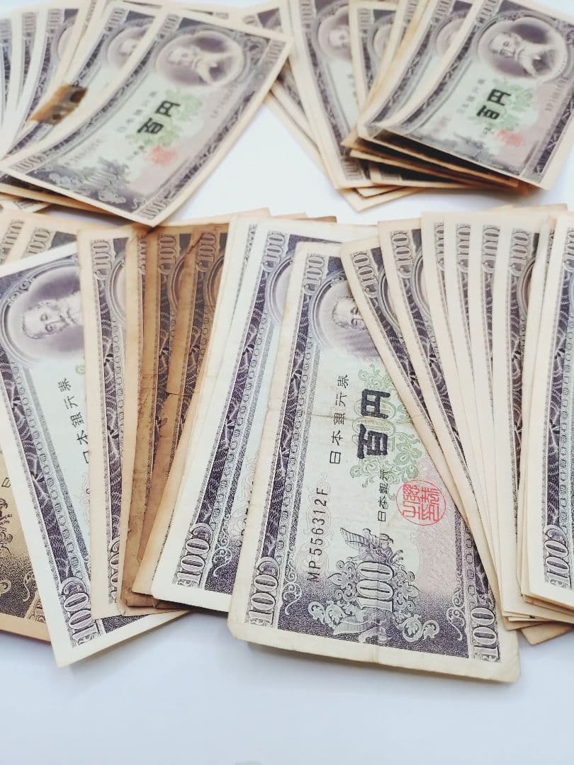 4-594 板垣退助100円札　50枚　まとめ