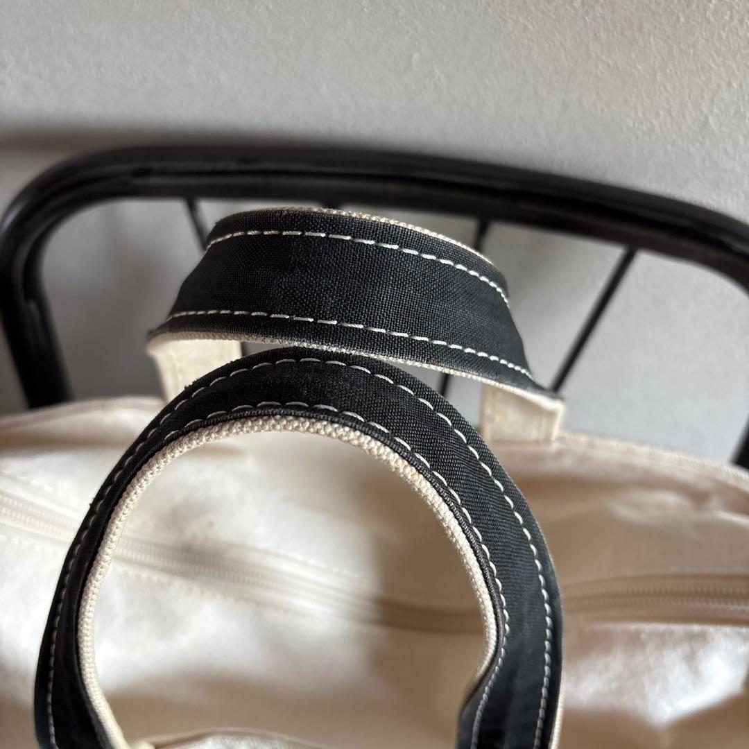 ネ*ミ様 エルエルビーン　レア！ブラック！トートバッグ ジップトップ 黒　80s