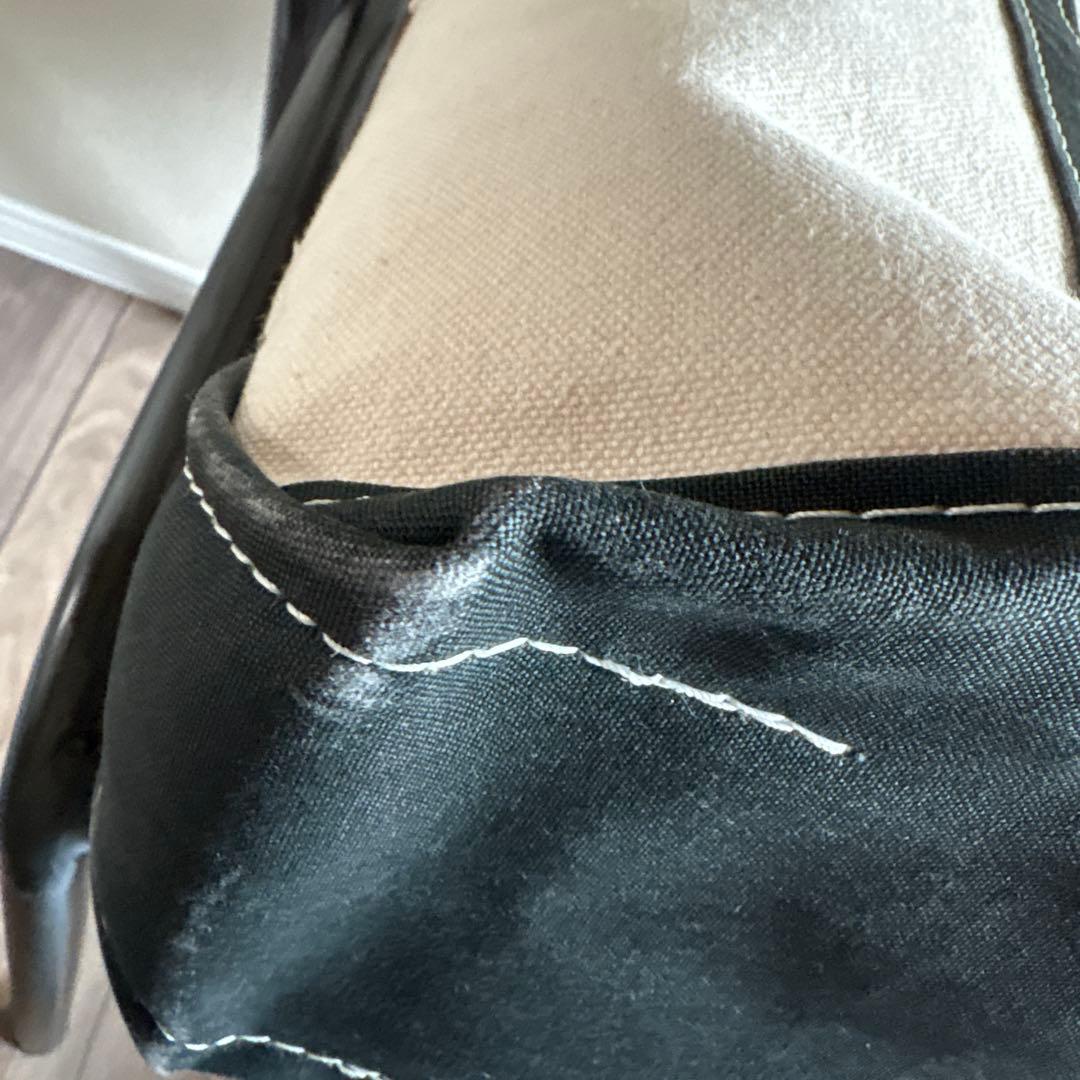 ネ*ミ様 エルエルビーン　レア！ブラック！トートバッグ ジップトップ 黒　80s