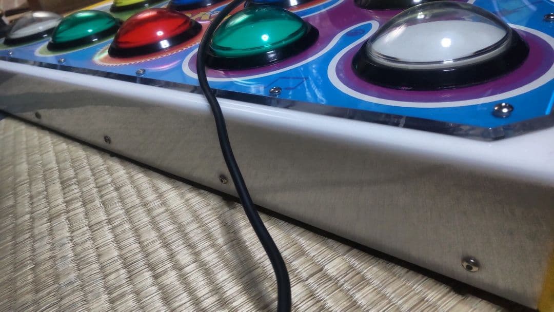 ポップンミュージック DAO コントローラー 静音化 バネ音低減 完動品