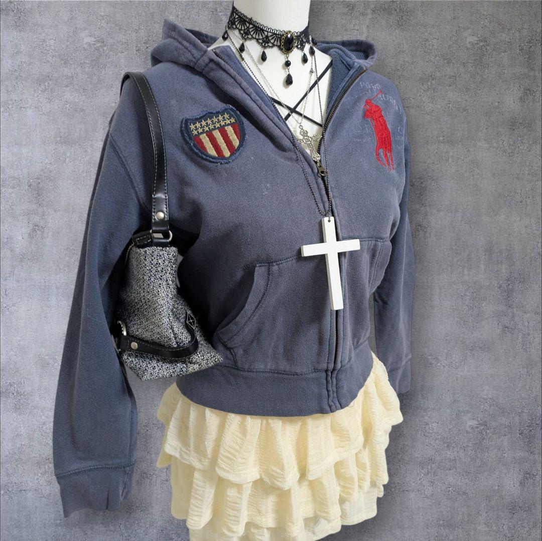 ラルフローレン パーカー y2k 平成 ギャル グランジ マクブリング ロゴ