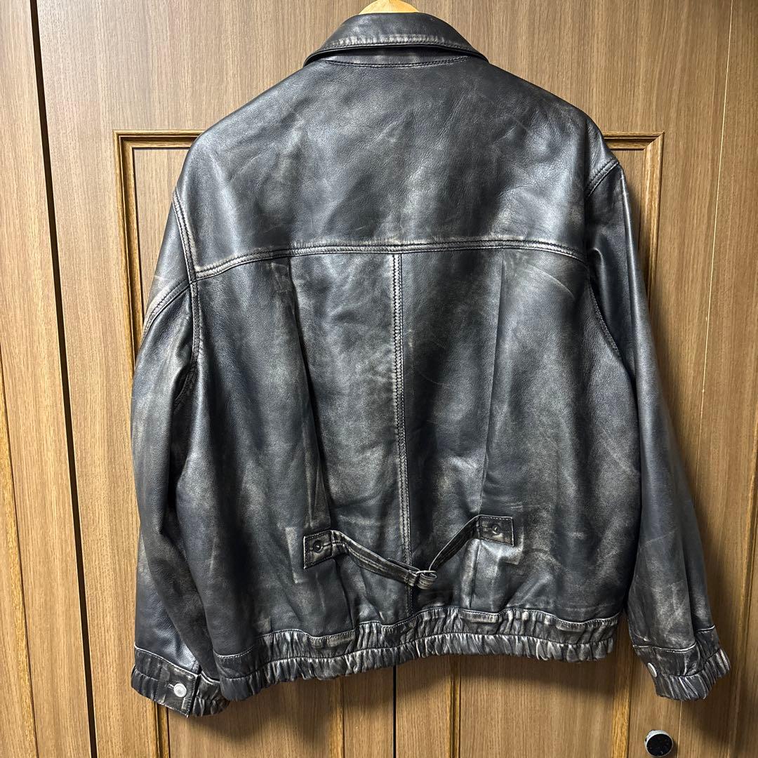 メゾンスペシャル　Sheep Leather Trucker Jacket