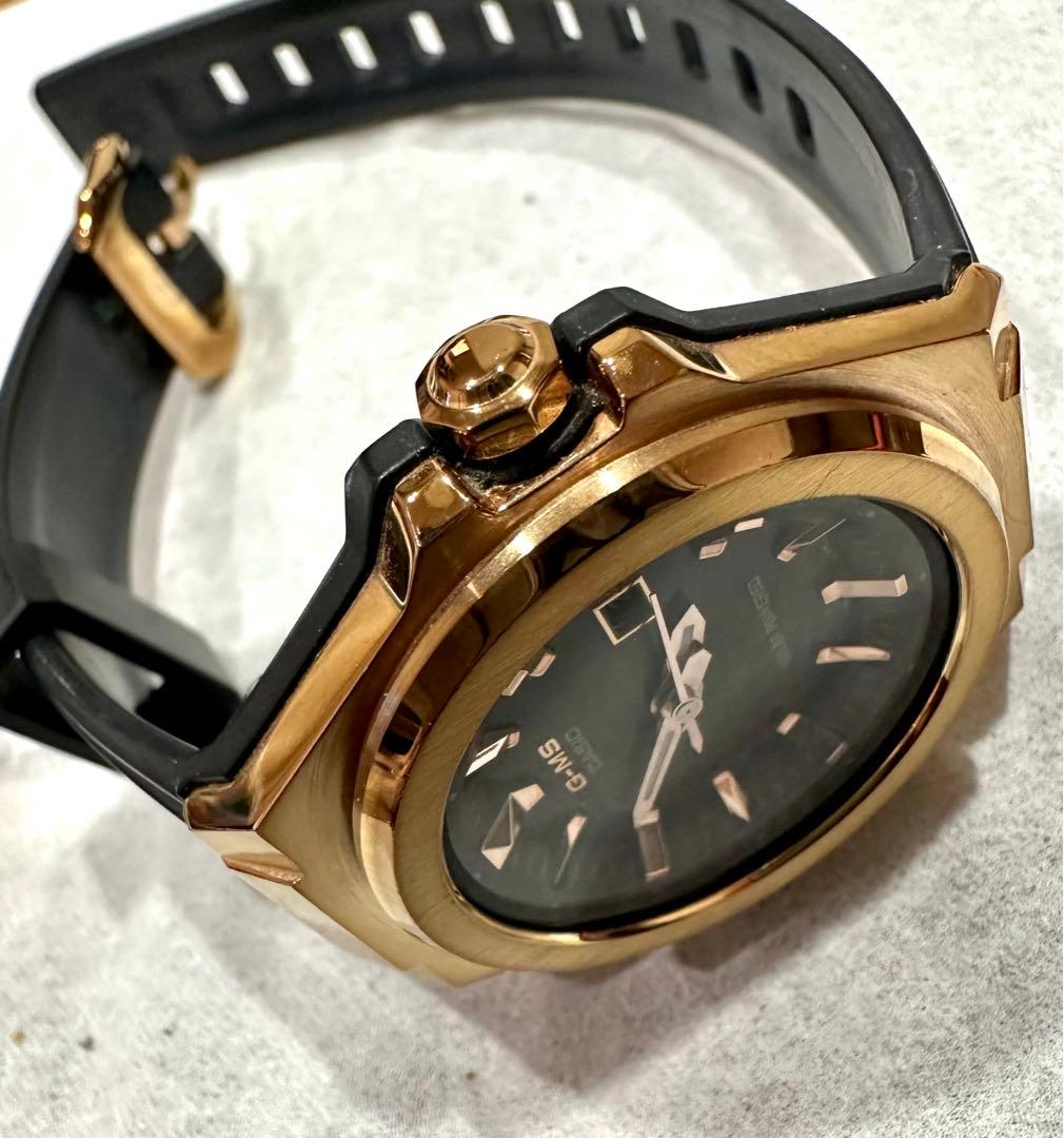 BABY-G（ベイビーG）G-MS ピンクゴールド ブラック