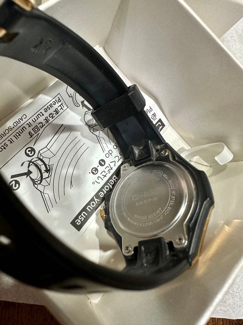 BABY-G（ベイビーG）G-MS ピンクゴールド ブラック