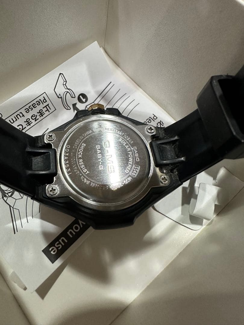 BABY-G（ベイビーG）G-MS ピンクゴールド ブラック