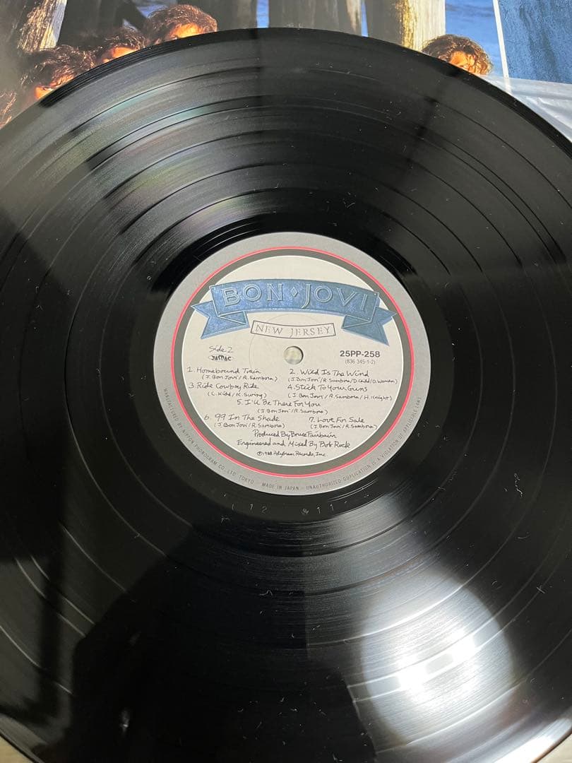 LP 帯 ボンジョビ レコード　２枚セット BON JOVI vinylジョヴィ