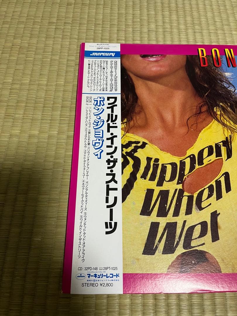 LP 帯 ボンジョビ レコード　２枚セット BON JOVI vinylジョヴィ