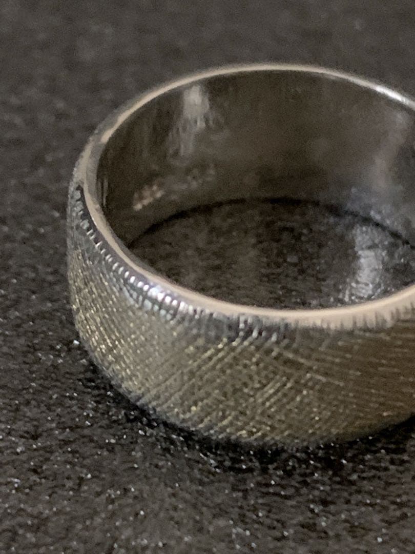 あさひ　リング　指輪　d-NH 925 K18 金箔　布目象嵌