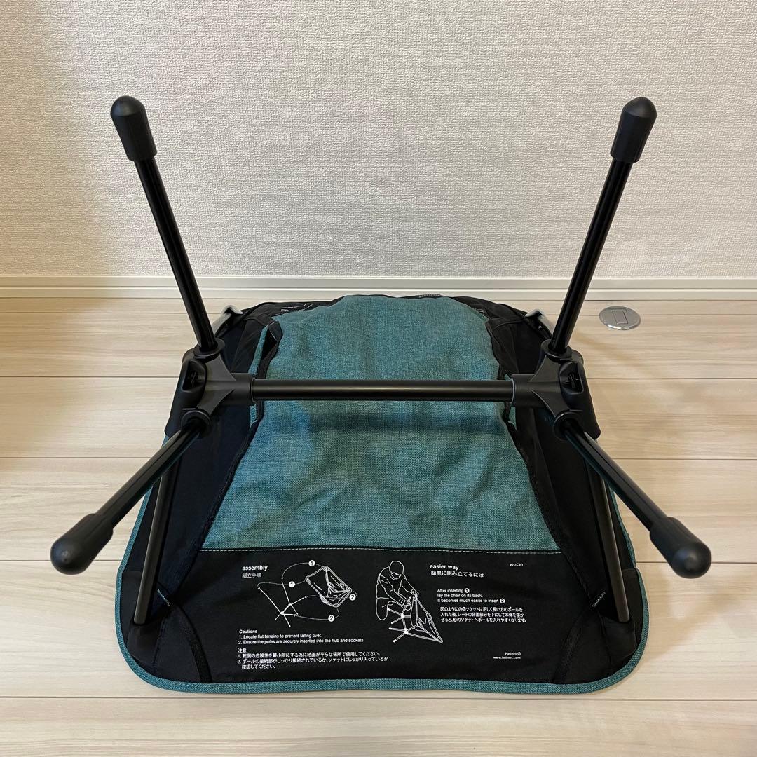 【美品】ラグーンブルー　ヘリノックス　コンフォートチェア　キャンプチェア