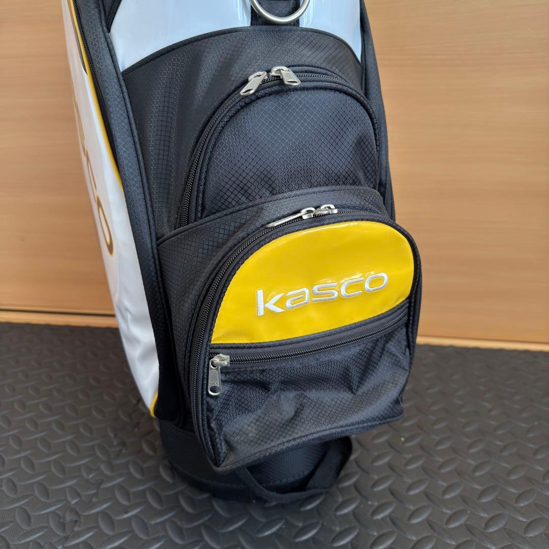 未使用 Kasco キャディバッグ 6分割 ゴルフバッグ キャスコ軽量