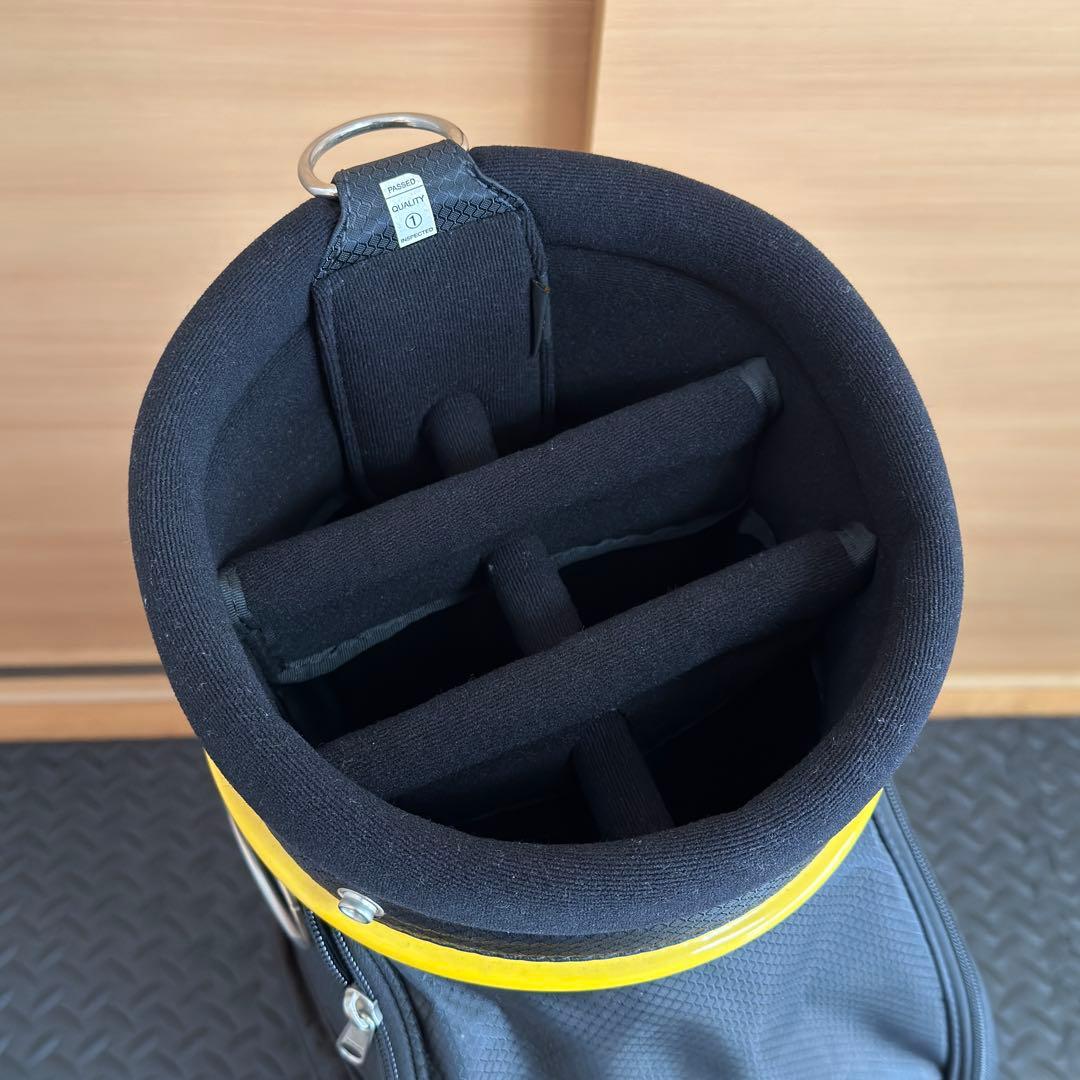 未使用 Kasco キャディバッグ 6分割 ゴルフバッグ キャスコ軽量