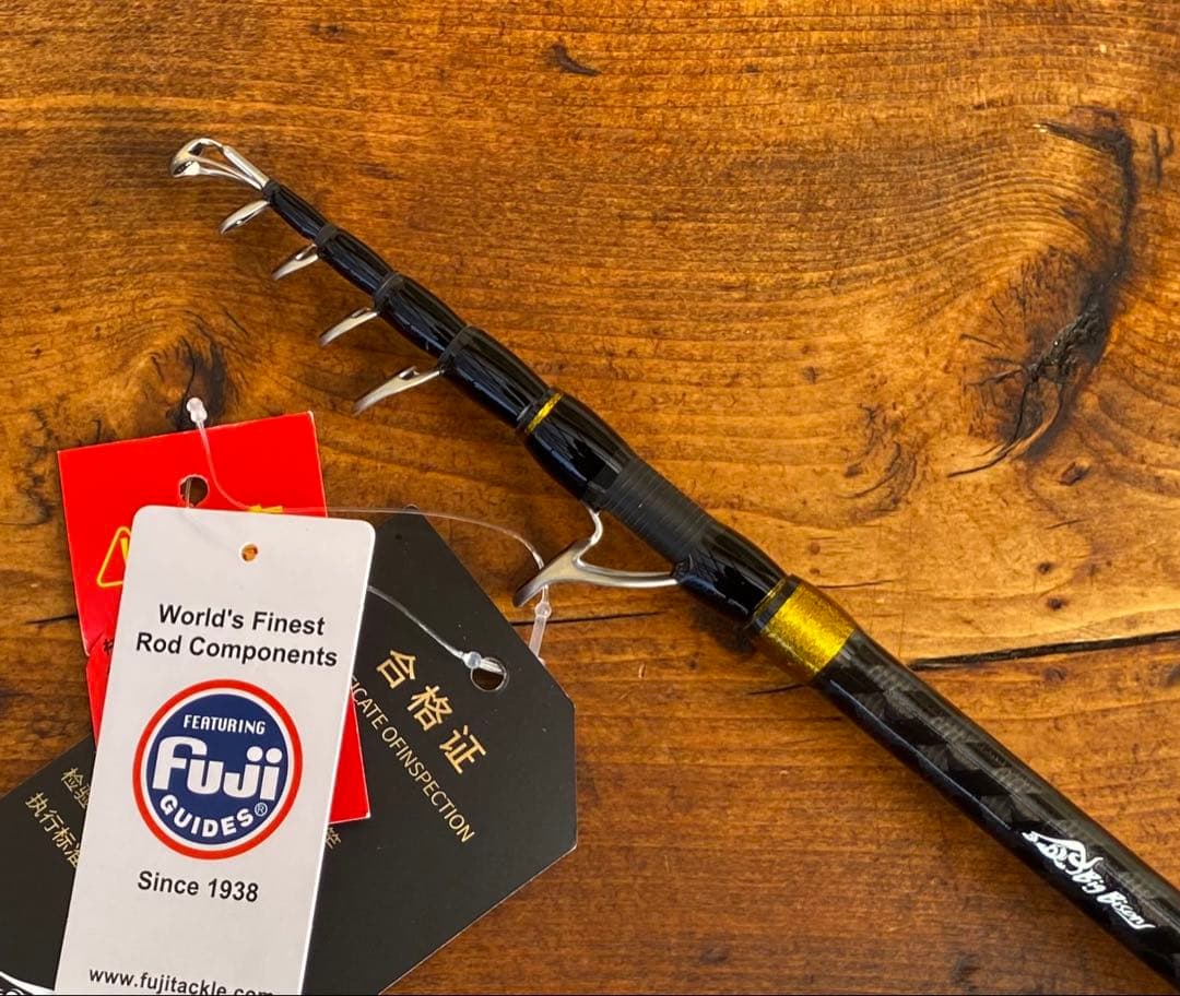 釣り竿セット　トラウトロッド　ウッドグリップ　丸型リール　ベイトロッド　渓流釣り