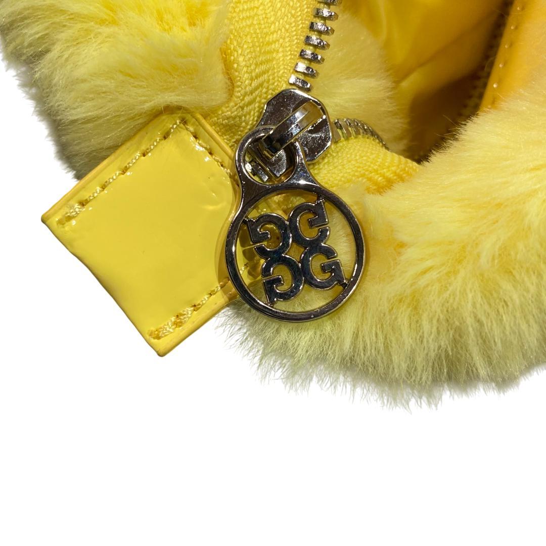 G/FORE ジーフォア ファー ハンド バッグ イエロー ゴルフ 男女兼用