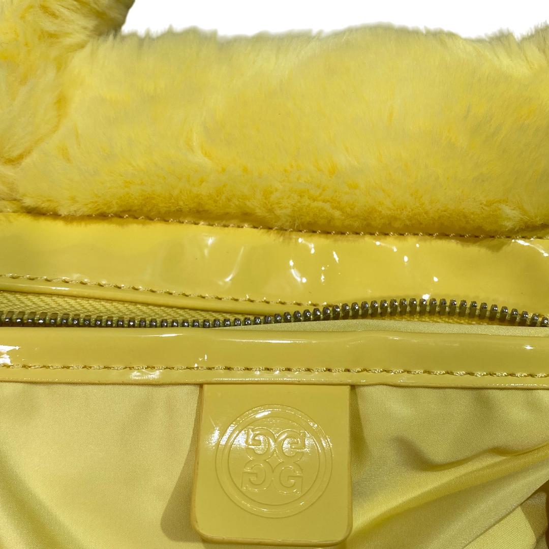 G/FORE ジーフォア ファー ハンド バッグ イエロー ゴルフ 男女兼用